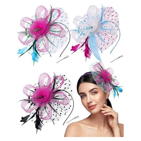Yunsailing Fascinator Hats – Elegant Color