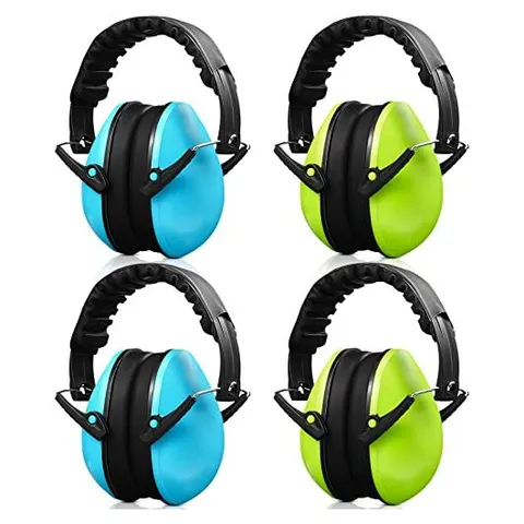 Yunsailing Kids Noise-Reduction Earmuffs – Blue, Green