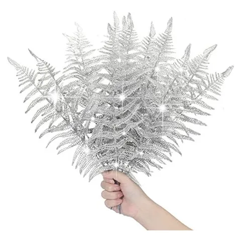 Yunsailing Christmas Picks & Berry Stems – Silver