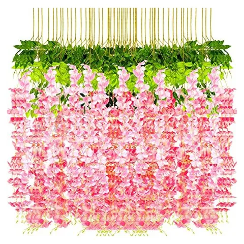 Yunsailing Artificial Hanging Wisteria – Pink