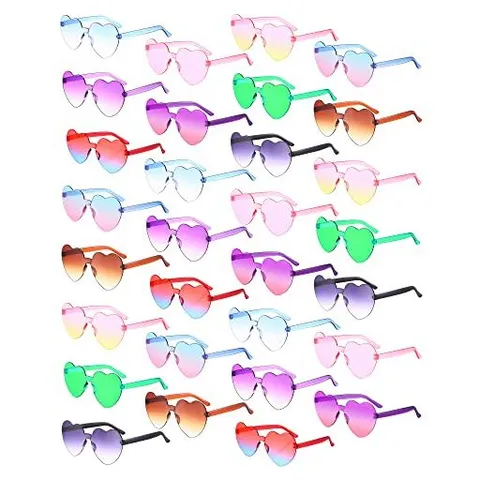 Yunsailing Heart Party Glasses – Gradient Color