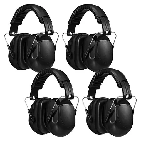 Yunsailing Foldable Noise-Reduction Earmuffs – Black
