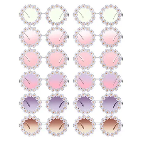 Yunsailing Daisy Flower Sunglasses – Romantic Colors