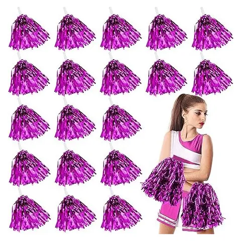 Yunsailing Cheerleading Pom Poms – Rose Red