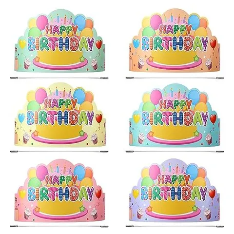 Yunsailing Birthday Crowns & Headbands – Macaron Color