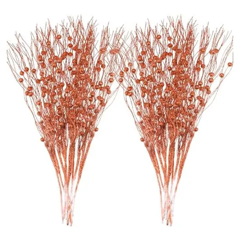 Yunsailing Christmas Picks & Berry Stems – Orange