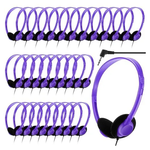 Yunsailing Lightweight Over-Ear Headphones – Purple
