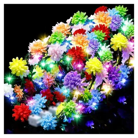 Yunsailing Light-Up Flower Crowns – Cute