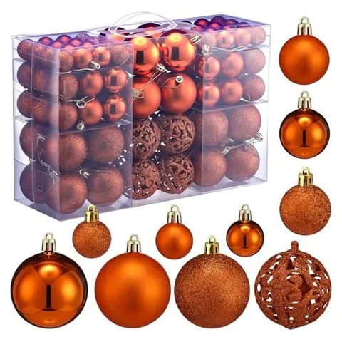 Yunsailing Shatterproof Christmas Ball Ornaments – Bronze