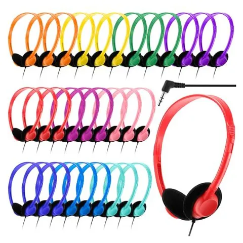 Yunsailing Lightweight Over-Ear Headphones – Colorful
