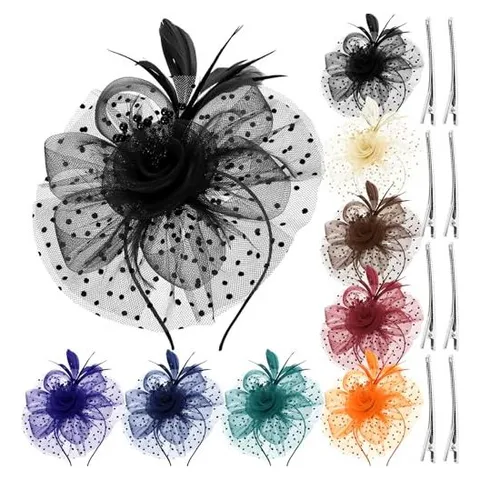 Yunsailing Fascinator Hats – Heritage Colors